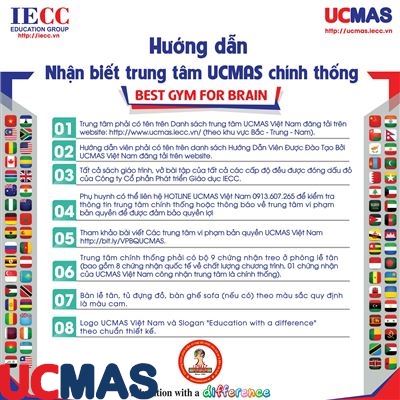 8 dấu hiệu nhận biết trung tâm UCMAS chính thống tại Việt Nam