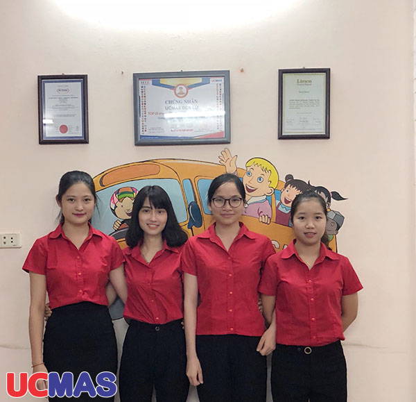 Đội ngũ giáo viên trẻ tại ucmas Đền Lừ