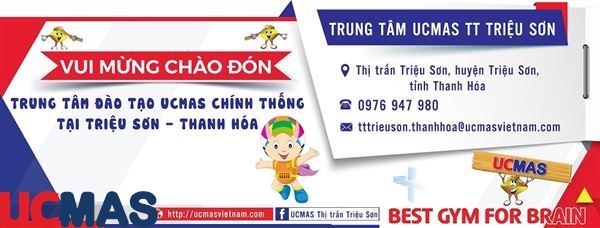 Tin vui tháng 11! Chào mừng trung tâm mới gia nhập hệ thống: UCMAS TT Triệu Sơn - Thanh Hóa