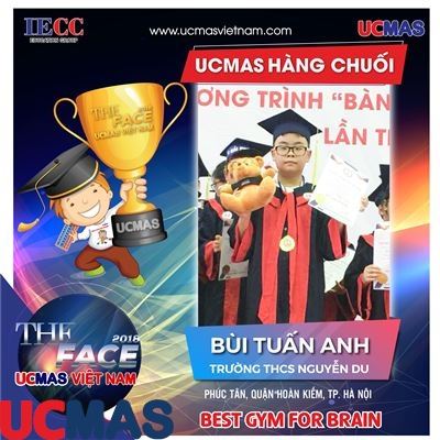 Thí sinh Bùi Tuấn Anh - Trường THCS Nguyễn Du - UCMAS Hàng Chuối
