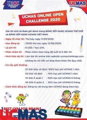 Cuộc Thi UCMAS Online Open Challenge 2020